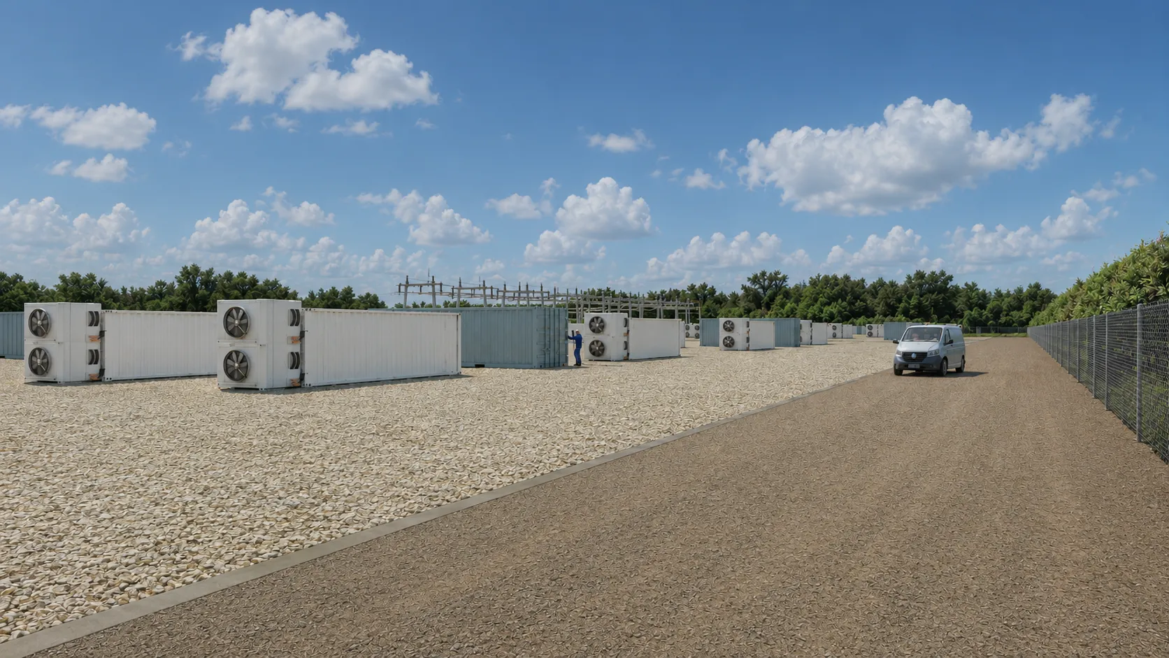 Seconda vista del progetto BESS Campitello